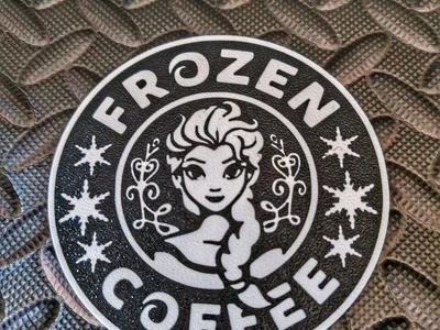 Frozen coaster cofee