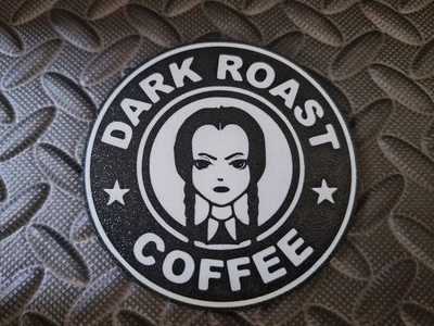 Wednesday coaster coffee
