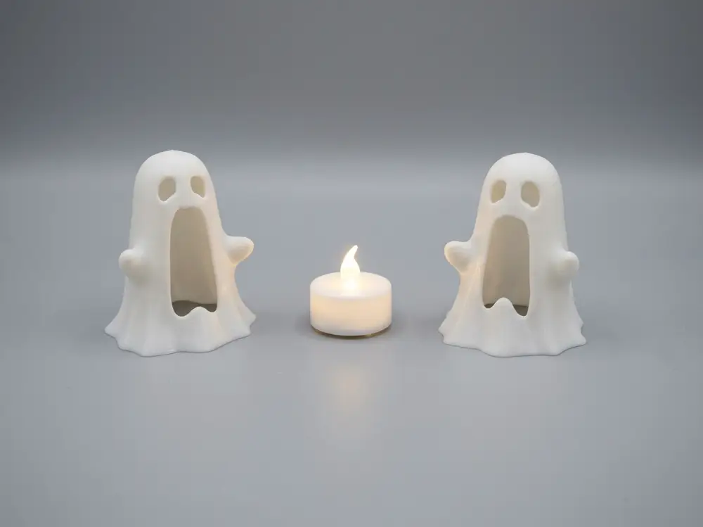Screaming ghost for tealight