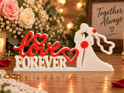 Romantic Love Forever Wedding Display