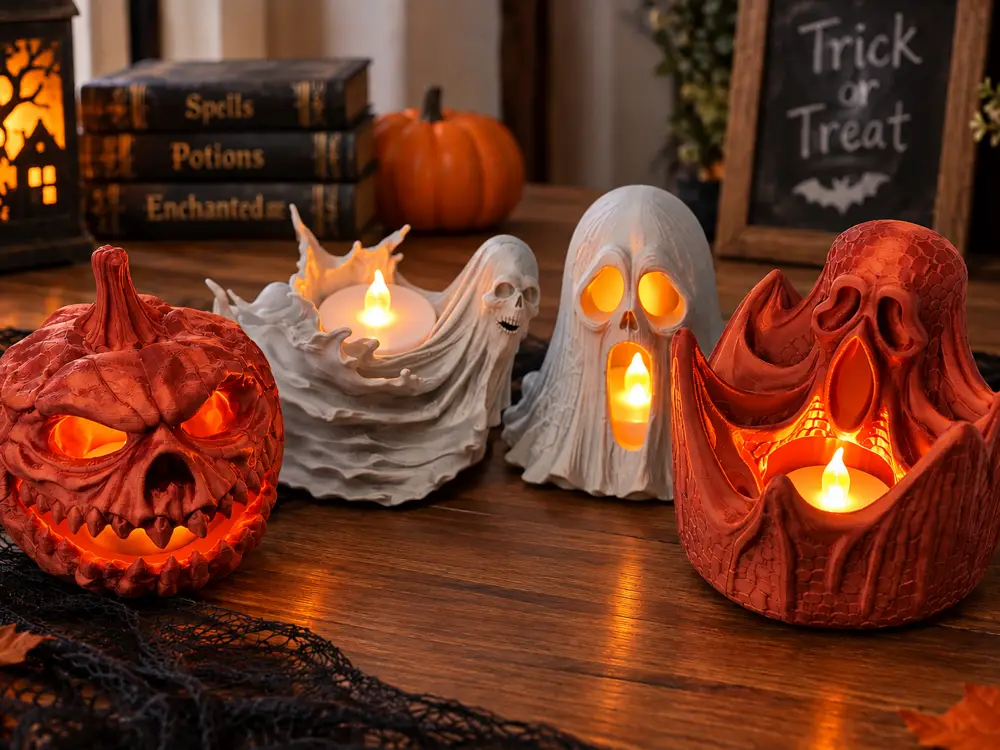 Cursed LED Tealight Set of 4
