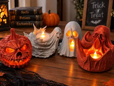 Cursed LED Tealight Set of 4