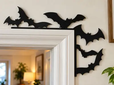 Bats - Halloween Door Corner