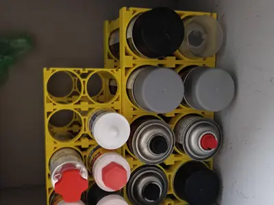 Ultimate Modular Spray Can & Silicone Tube Organizer Rack