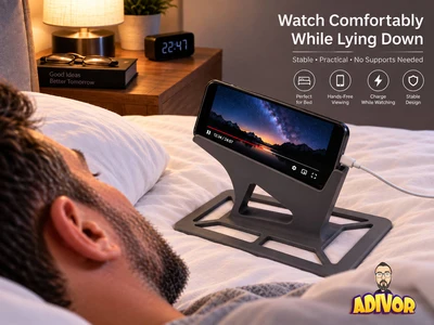 Bed Phone Stand – Hands-Free Lying Down Holder