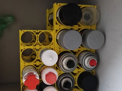Ultimate Modular Spray Can & Silicone Tube Organizer Rack