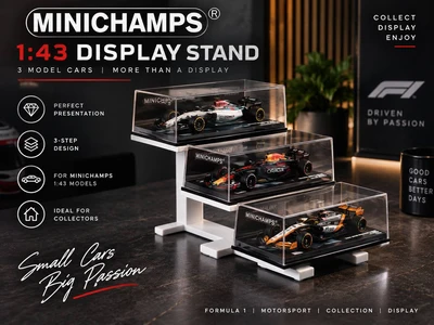 Minichamps 1:43 Triple Display Stand – Halter für 3 Modellautos