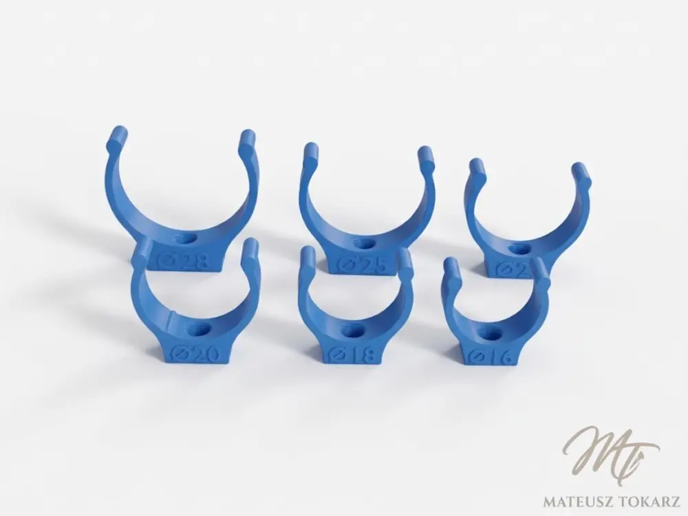 16-28mm Pipe Routing Clips | Snap-Fit M3