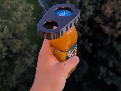 Dual PET Bottle Opener | Soda, Milk & Juice