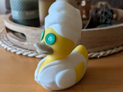 Spa Duck Figurine