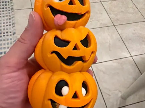 Stacked Halloween Pumpkins
