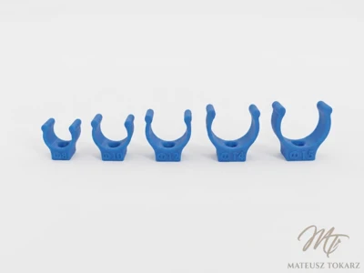 8-15 mm Snap-Fit Tube & Cable Clips | M3 Mount