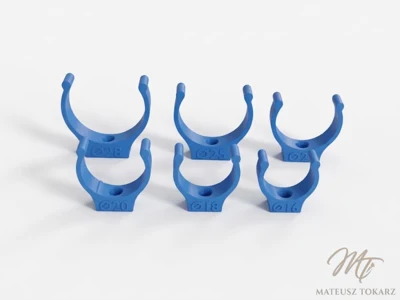 16-28mm Pipe Routing Clips | Snap-Fit M3
