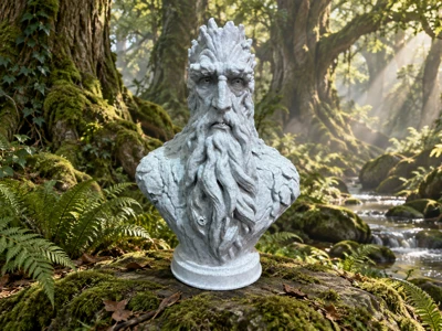 Treebeard (Fangorn) — Bust Inspired by J. R. R. Tolkien’s Writings