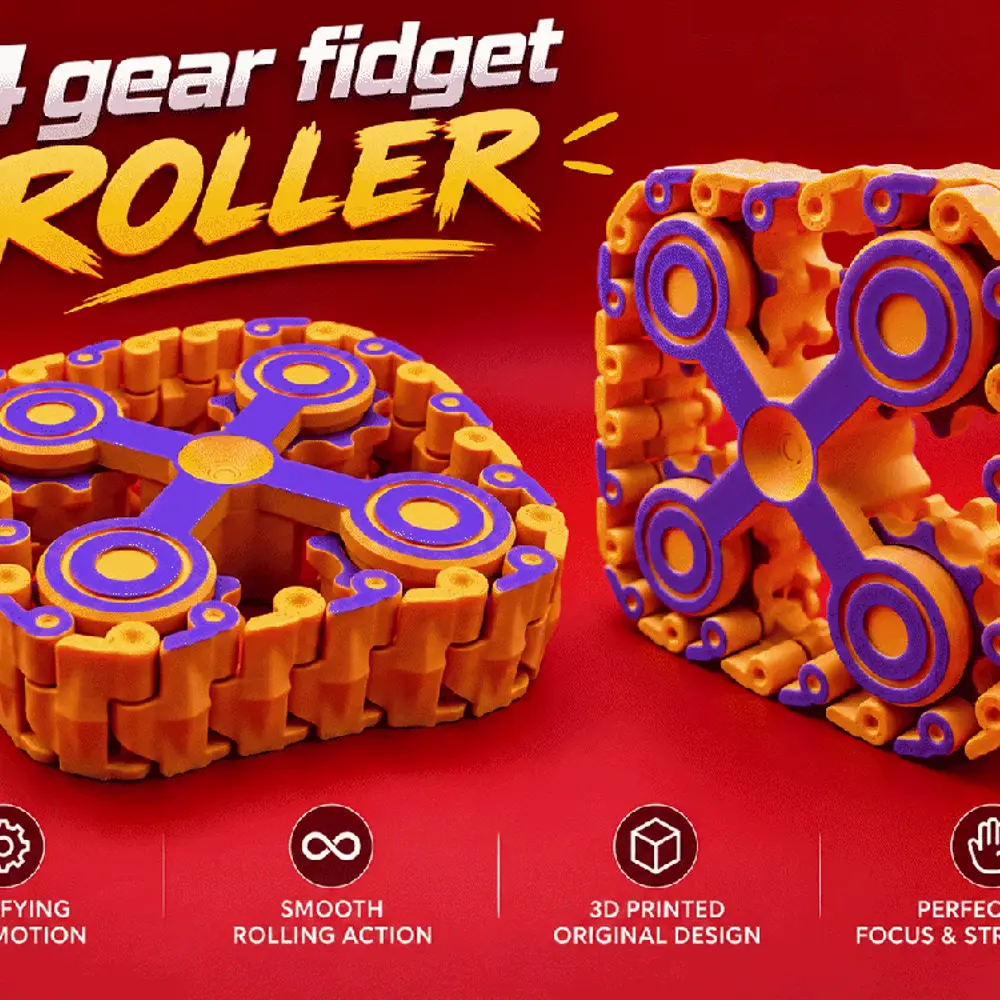 4 GEAR FIDGET ROLLER