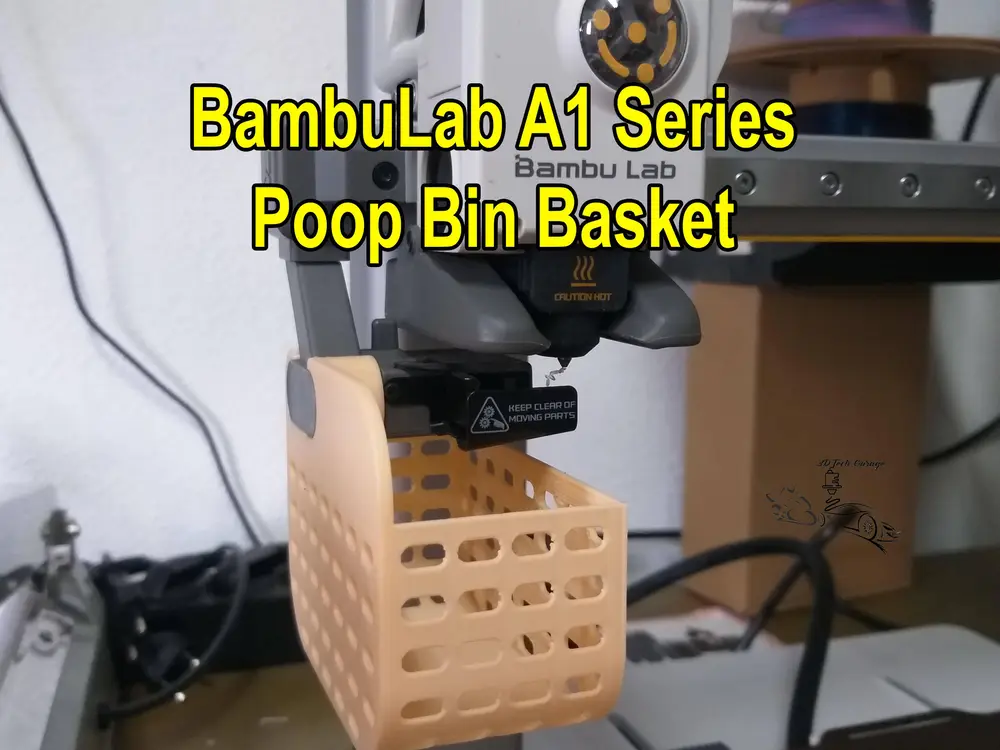Bambu Lab A1 Series Light Poop Bin Basket