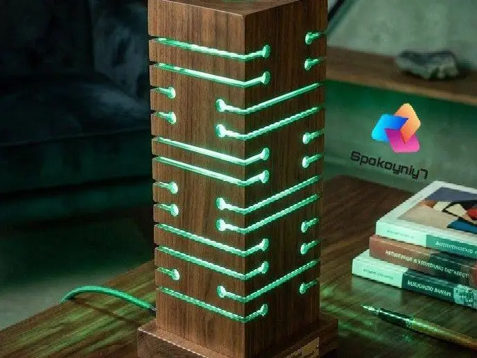 Table lamp "Neon Pulse