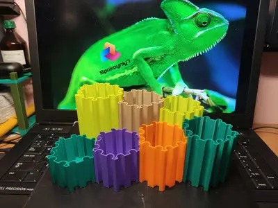 Modular Interlocking Desk Organizer (Vase Mode / Fast Print)