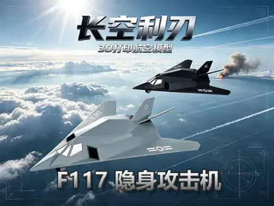 F117隐身攻击机 套卡