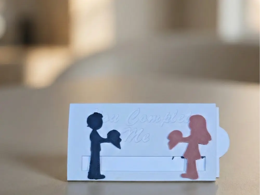 You Complete Me – Sliding Love Message