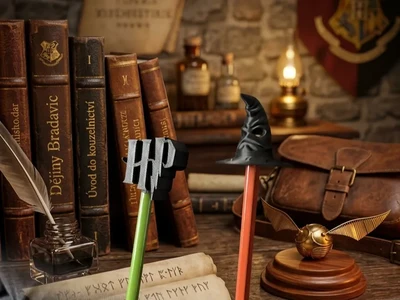 Harry potter pencil decoration