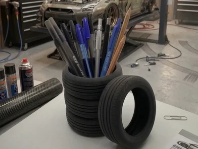 pencil holder tires