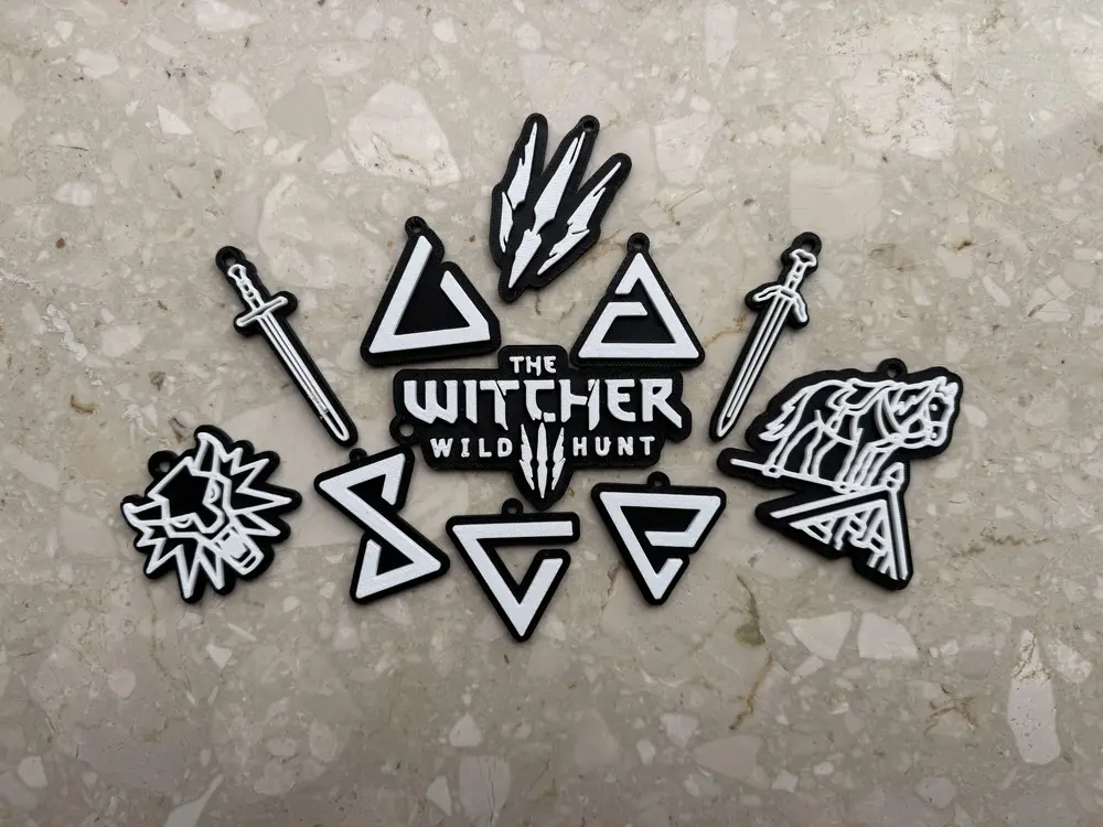 The Witcher Inspired Keychain Collection