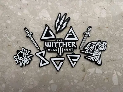 The Witcher Inspired Keychain Collection