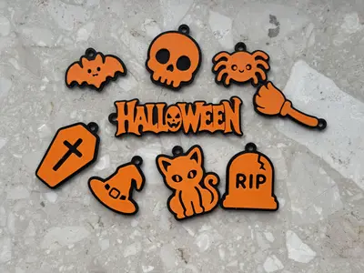 Cute Halloween Keychain Collection
