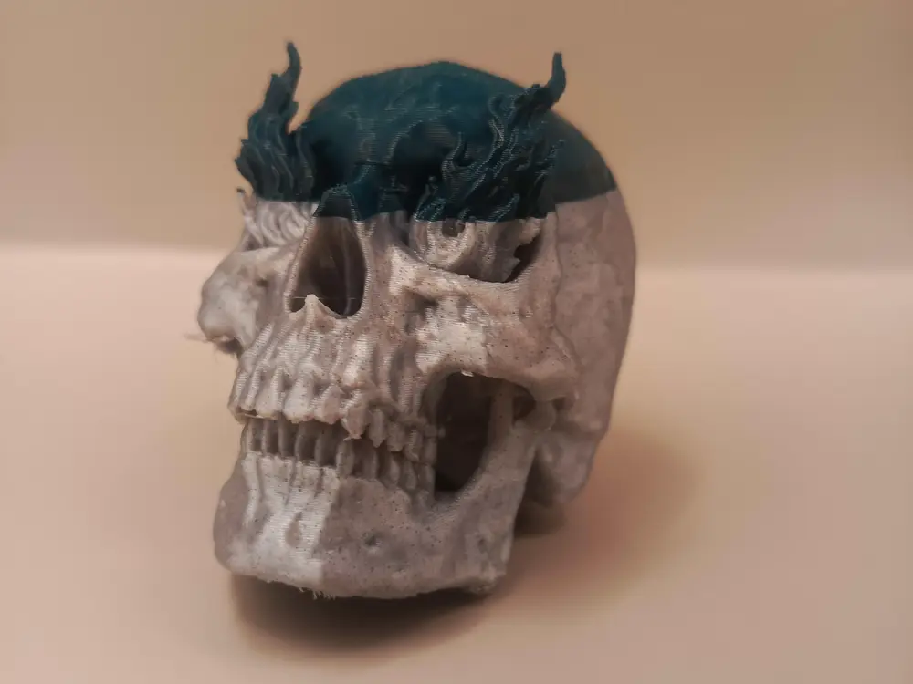 Flaming Skull