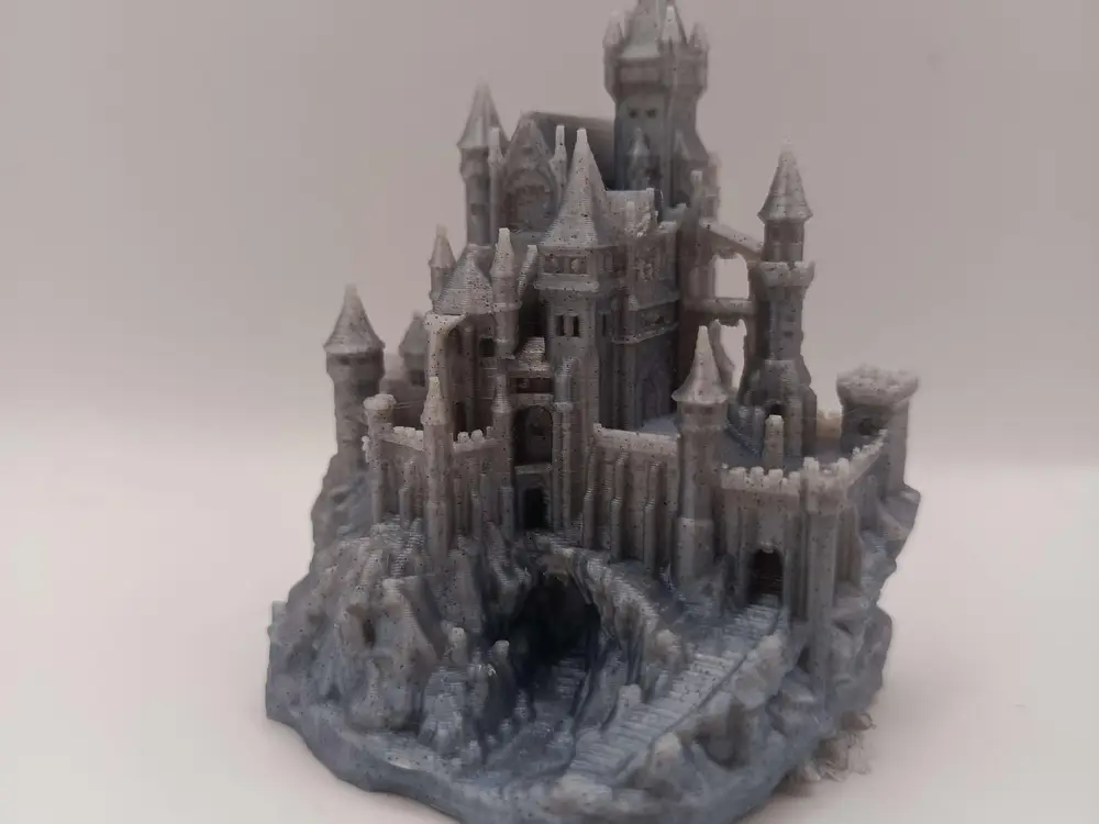 Fantasy Stone Castle Miniature