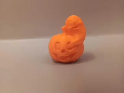 Ghost and Pumpkin Figurine - Halloween