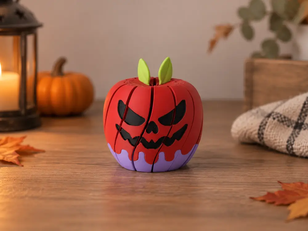 Jack-O’-Apple Twisty Ball – Halloween Fidget Toy