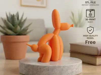 ESCULTURA PERRO EFECTO GLOBOFLEXIA - KEYCHAIN