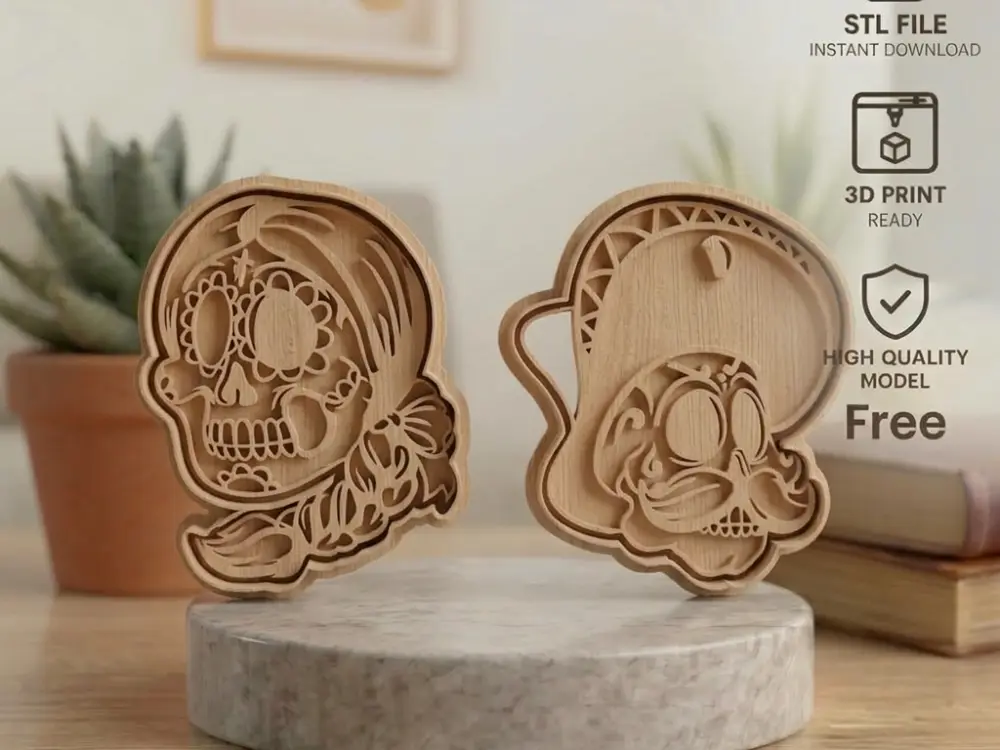 Mexican Skull Halloween Cookie Cutters