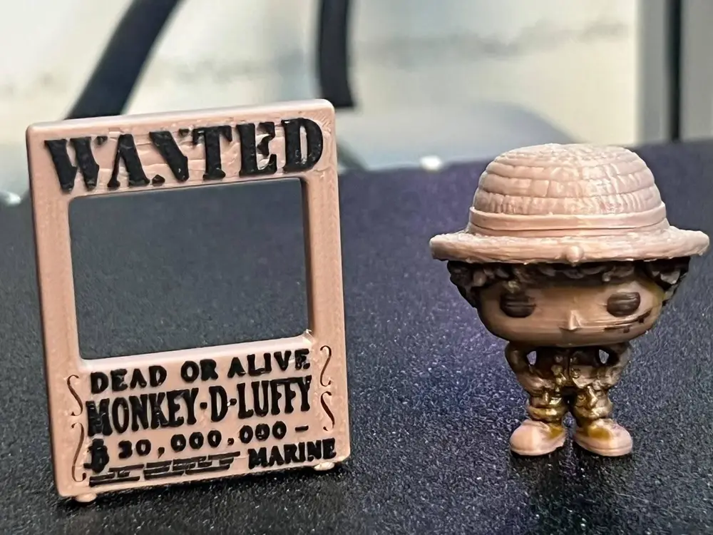 Luffy Wanted vs329 kinder joy one piece