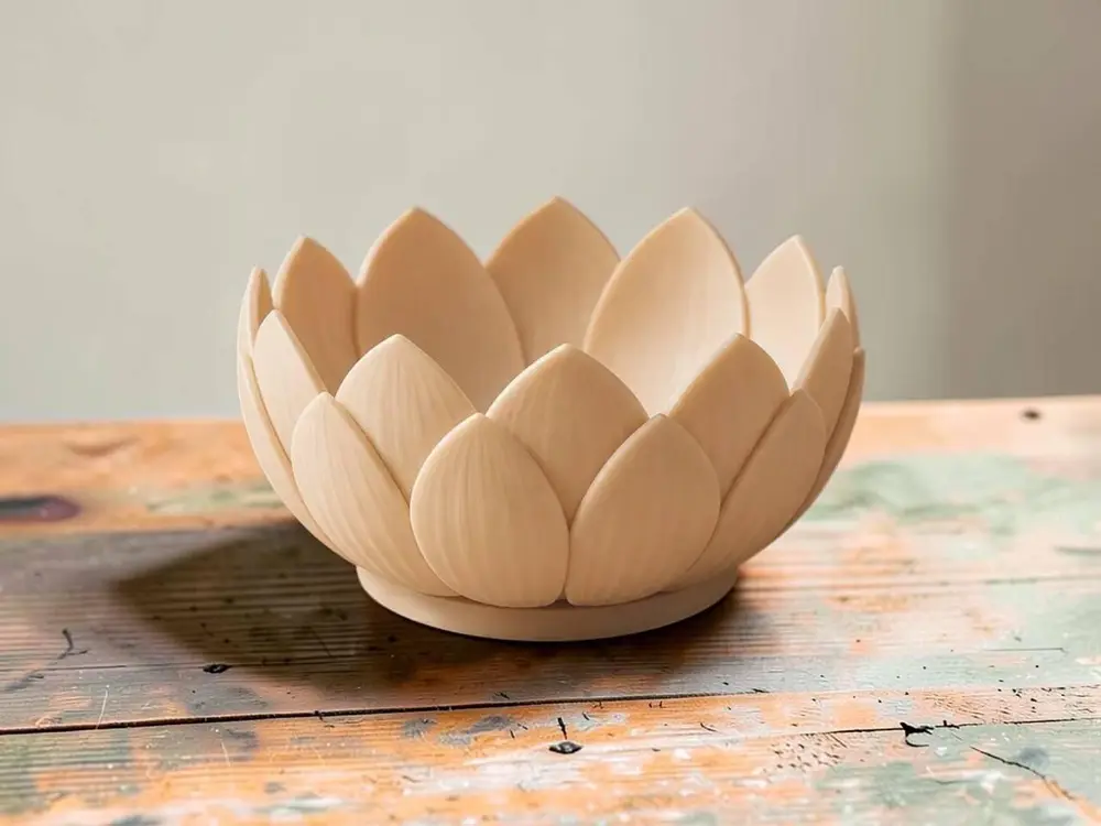 Vase of petals