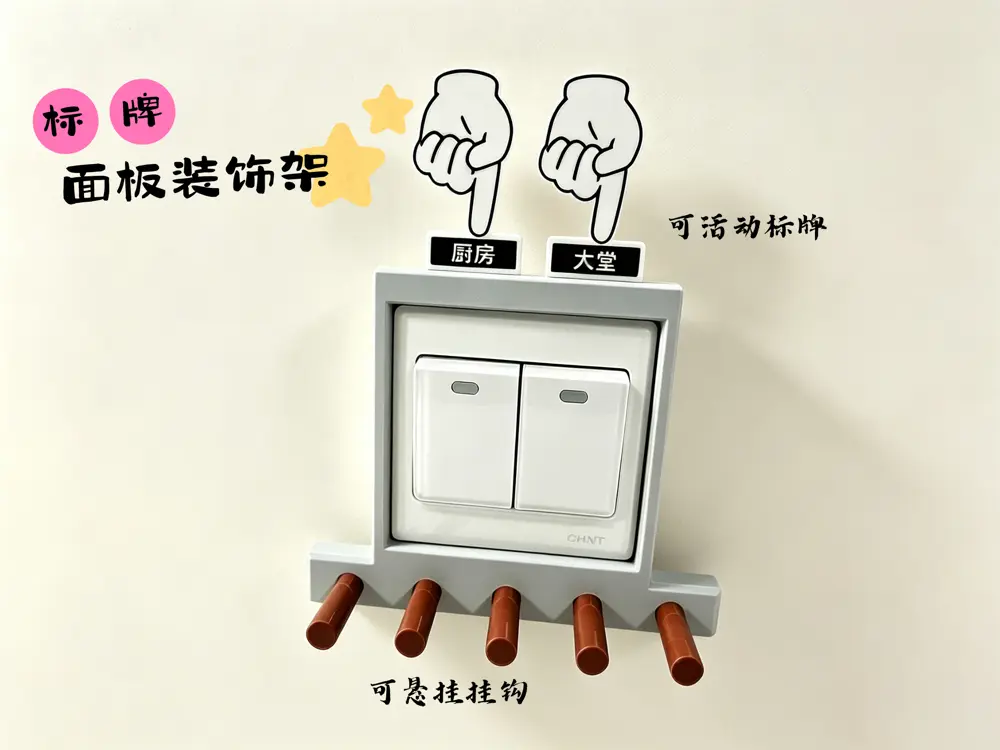 标牌面板装饰架