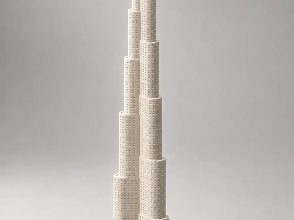 Simplified Burj Khalifa