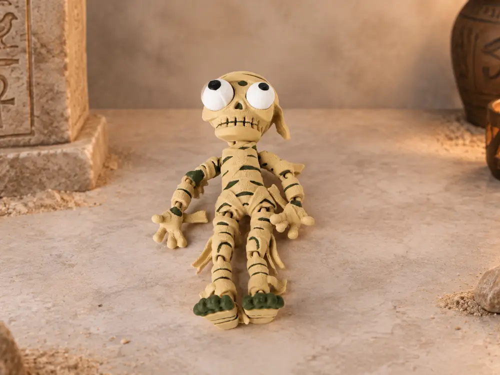 Big Eyed Mummy Flexi Toy – Halloween Fidget Figure