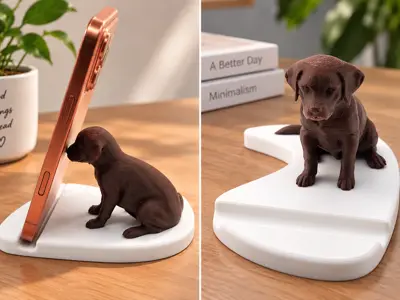 Dog Phone Stand