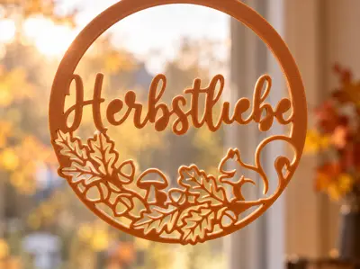 Herbstliebe Kranz-Ornament