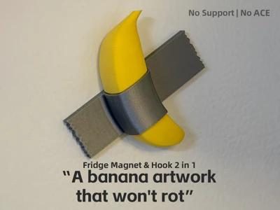 “A banana artwork that won't rot”