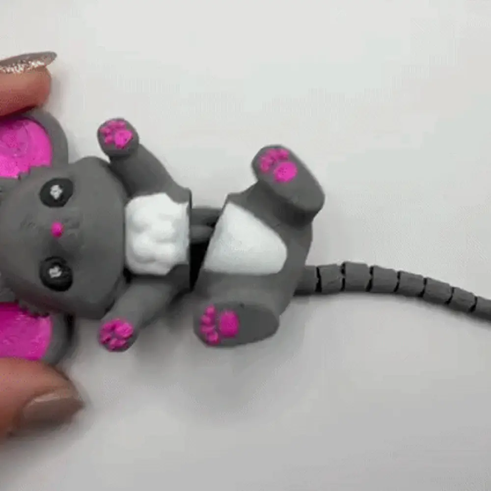Articulated Flexi Mouse Toy