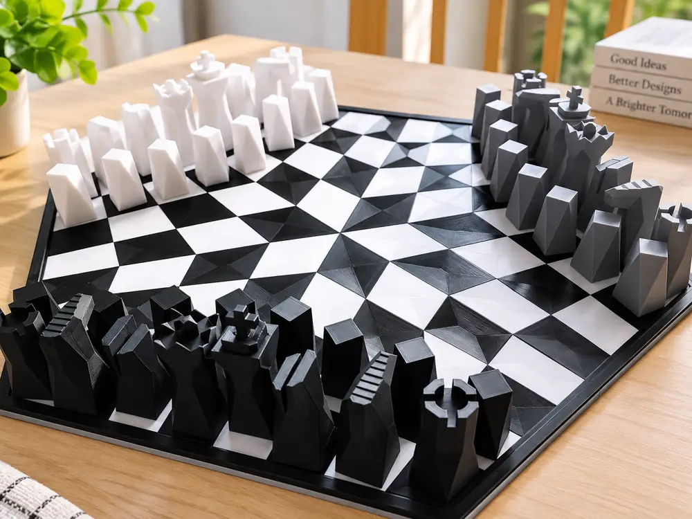 Three Player Chess board