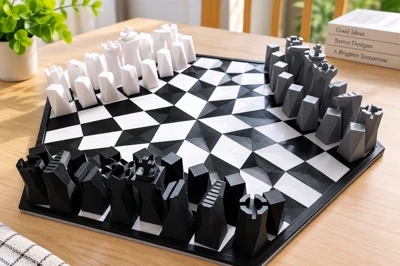Three Player Chess board