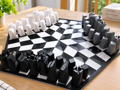 Three Player Chess board