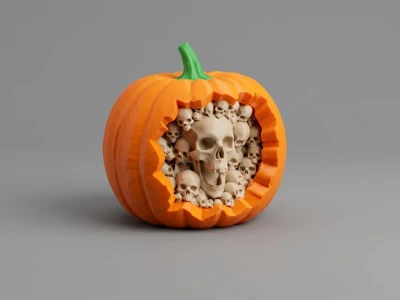 Pumpkin of Skulls