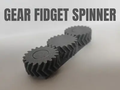 Gear fidget spinner