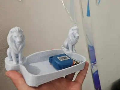 Lion Catchall Tray | Valet Tray & Desk Organizer